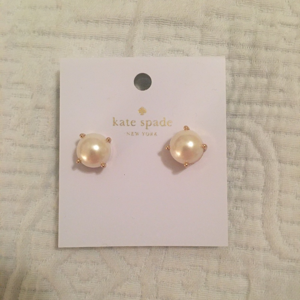 NEW! Kate Spade Pearl Stud Earrings